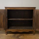 Small narrow walnut sideboard from the 19th century