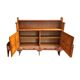 Vintage Brutalist Cabinet In Light Oak And Brass, Guillerme Et Chambron