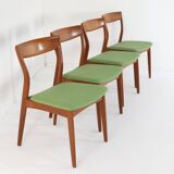 Ensemble de 4 chaises de salle à manger R. Borregaard pour Viborg