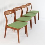 Ensemble de 4 chaises de salle à manger R. Borregaard pour Viborg