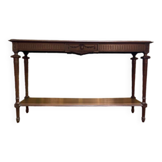 console de style Louis XVI en noyer