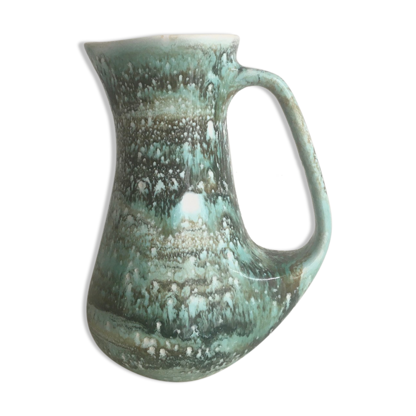 Pitcher Niderviller swirled motifs, 60s