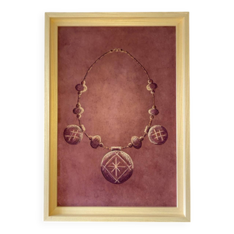 Contemporary painting "Berber Necklace 2", 2024