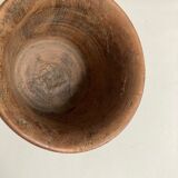 Cache pot 19e néo classique en bois massif tourné H24cm