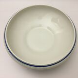 Salad bowl " Lourioux Foëcy " with flower motifs.