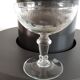 Set of 10 champagne glasses in crystal engraved late nineteenth