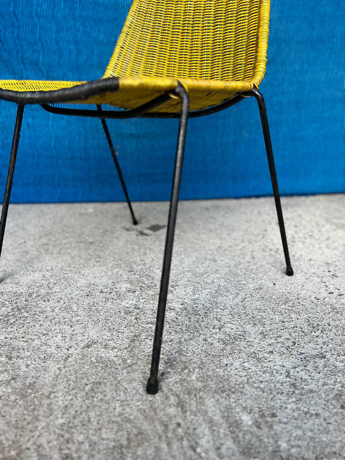 4 vintage “Baskets” chairs 1950s design Gian Franco Legler