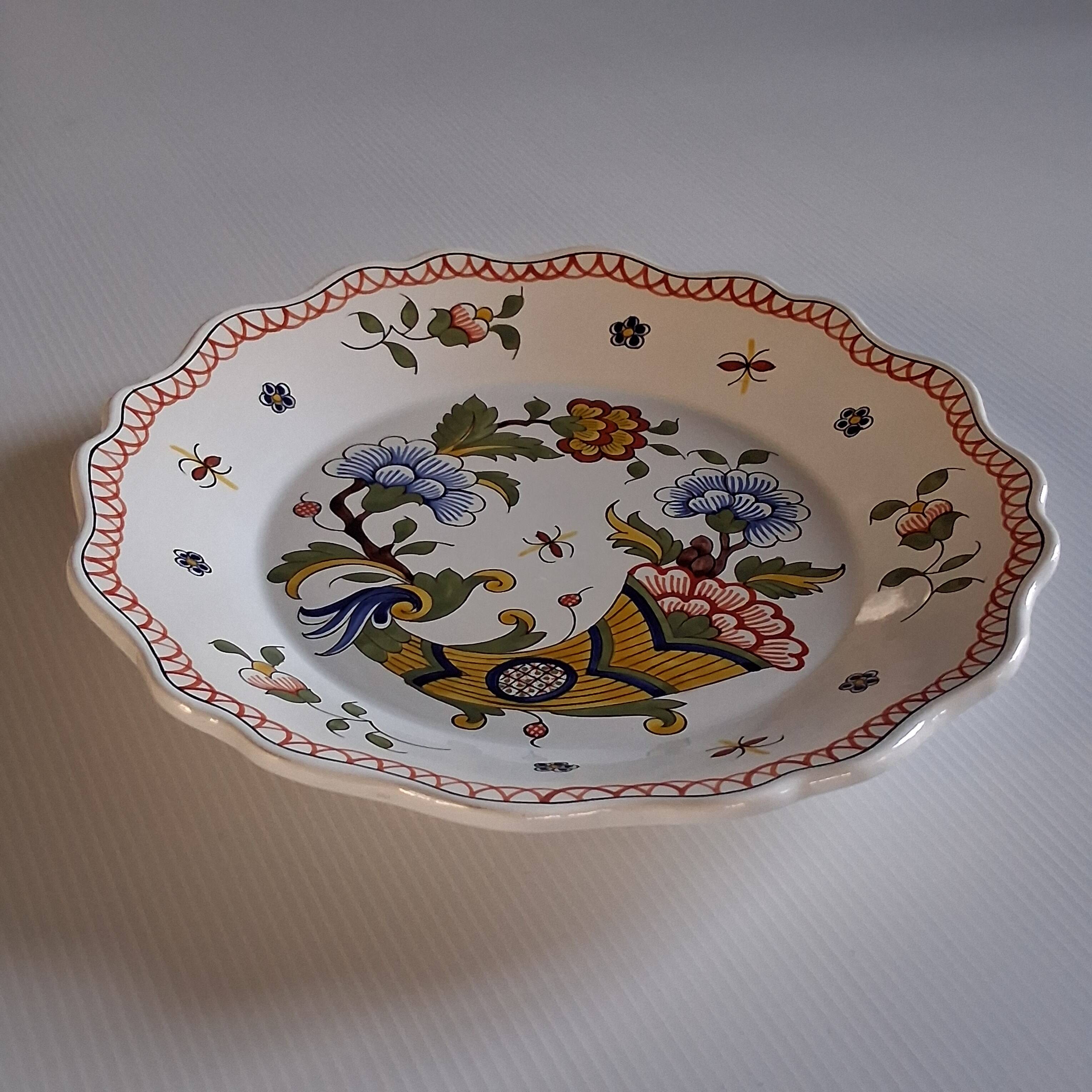 Antique earthenware plate in very good condition.