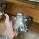 Antique silver-plated coffee service
