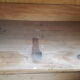 Raw wooden cabinet