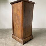 Rustic oak bedside table 1900