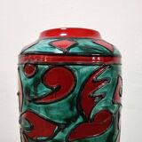 Ceramic pedestal vase by Scheurich