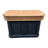 Solid oak counter