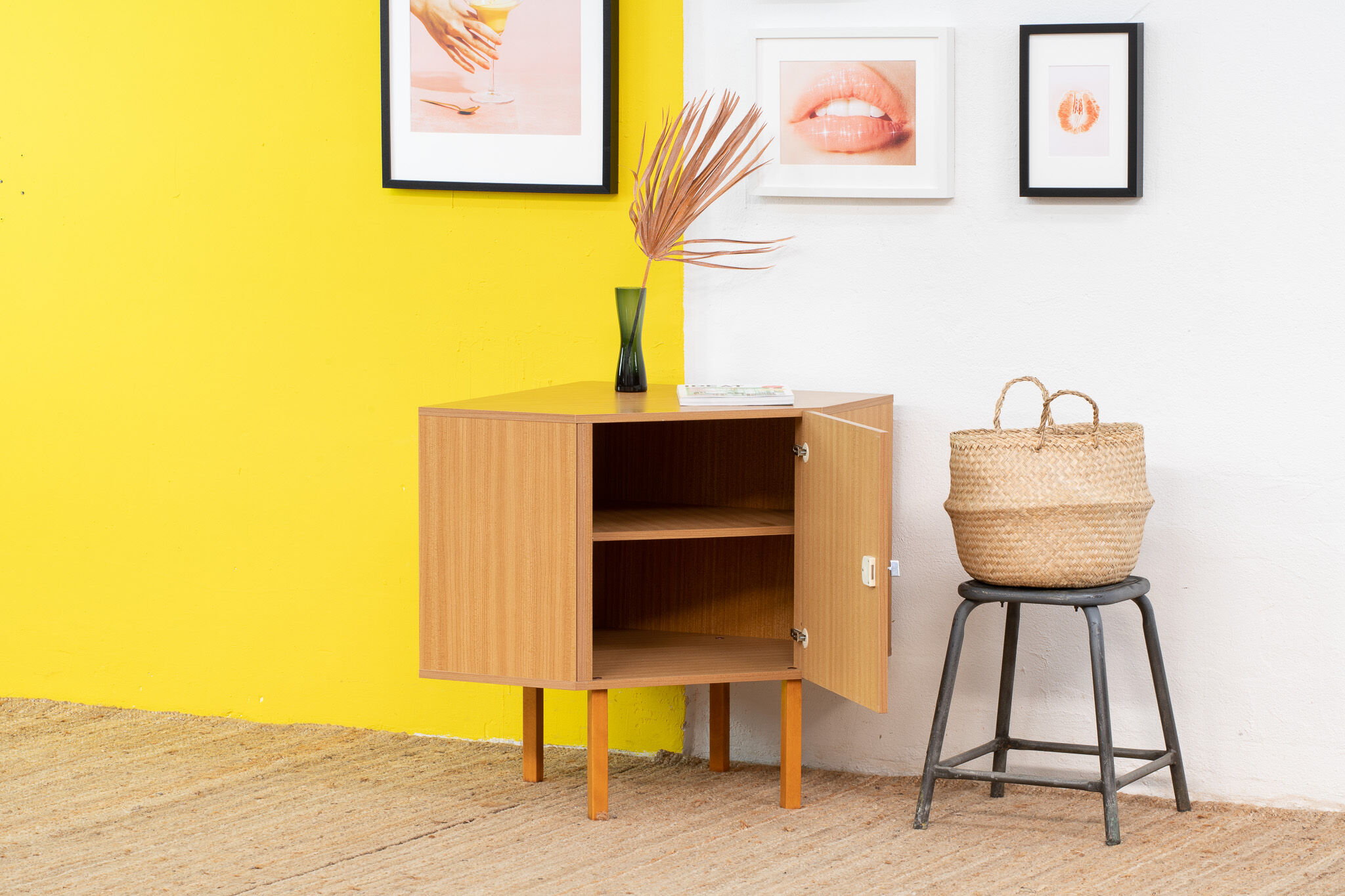 Vintage Scandinavian sideboard 67 cm