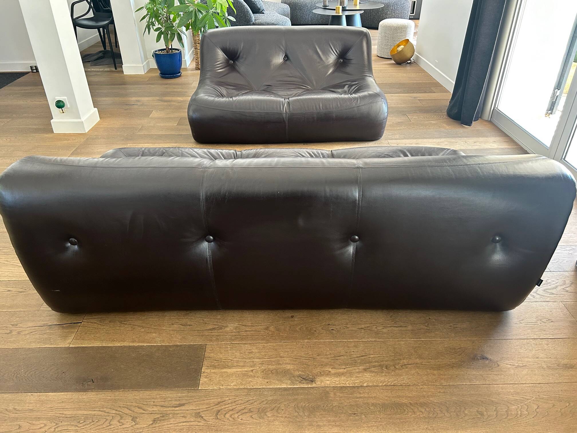 Kali vintage 3-seater sofa + 2-seater sofa - Michel Ducaroy