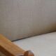 Modern Danish, Pair of Lounge Armchairs in Oak and Linen, Henning Kjærnulf, 1960s