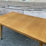 coffee table Formica French laminate vintage design 1960 Scandinavian base