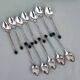 12 silverplated mocca spoons