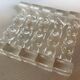 10 vintage twisted lucite knife rests