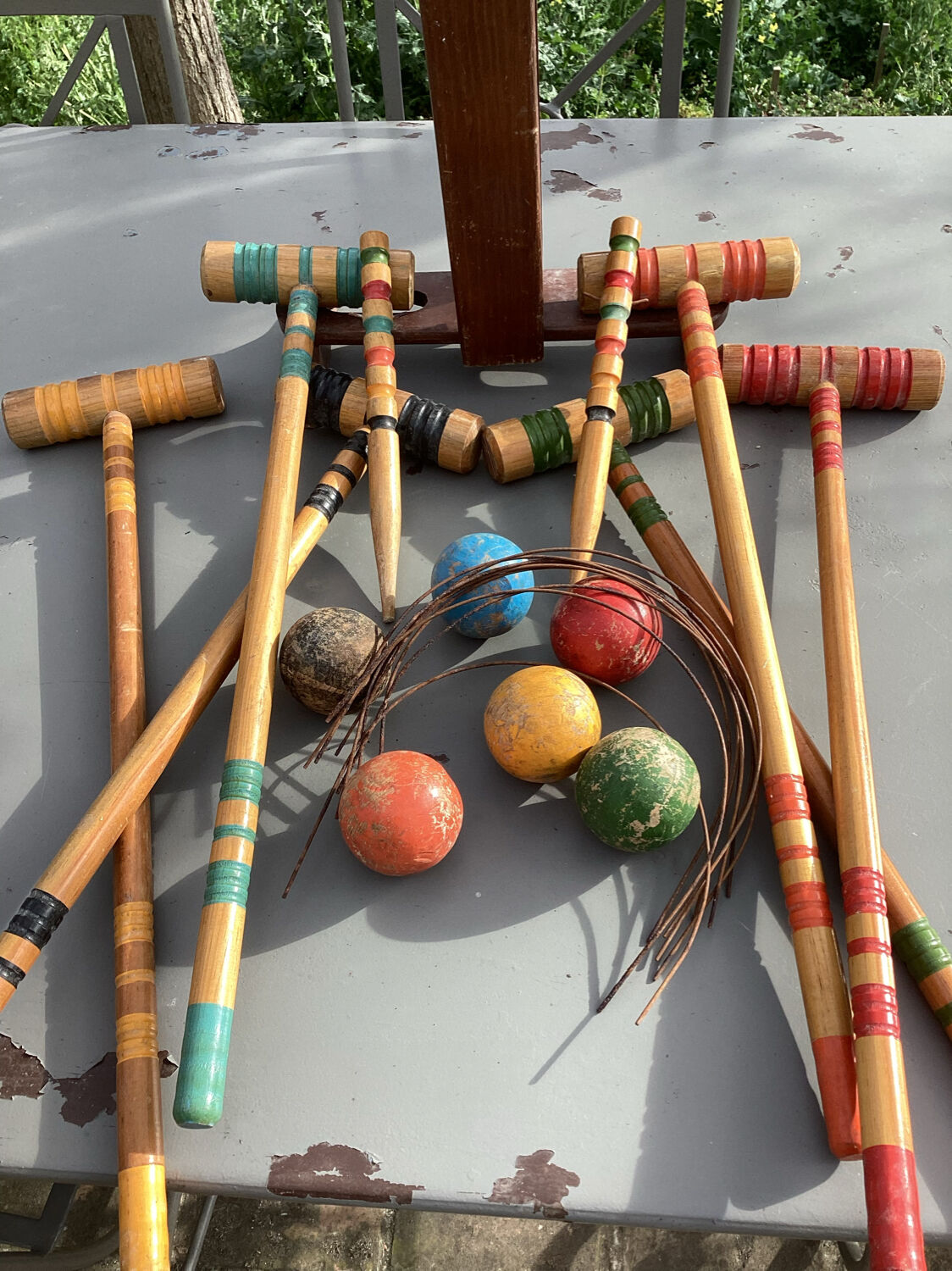 Vintage croquet games