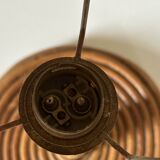 Vintage rattan lamp from the 60s