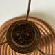 Vintage rattan lamp from the 60s