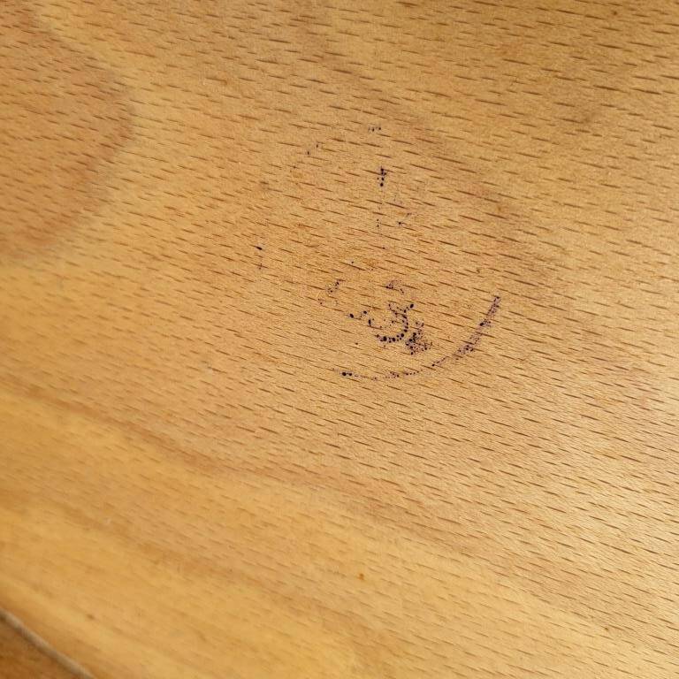 Scandinavian Fanett horseshoe chair with 7 rungs