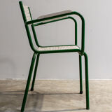 Pair of two metal garden armchairs 1960'