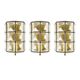 Mid-Century Glass Wall Light from Limburg, Germany, 1960s