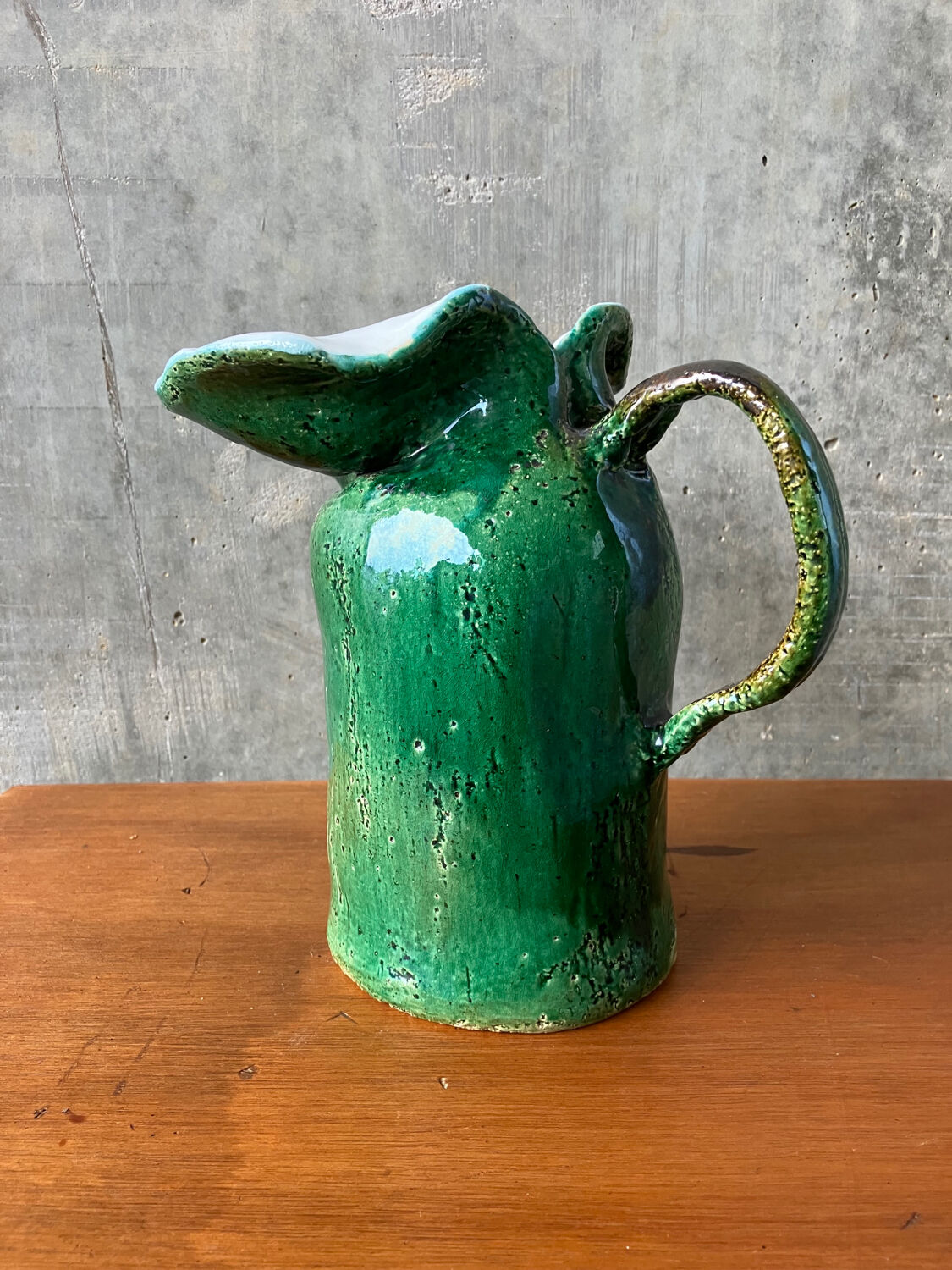 Vintage ceramic pitcher