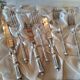 SFAM silver-plated metal cake stand, Russian style