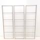 Metal and glass wall shelf