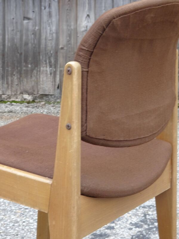 Chaise de Michel Mortier, modèle A1 ou SF100, édition Steiner, vers 1952.