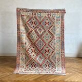 Multicolored kilim carpet