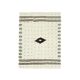 Tapis kilim en laine et coton beige turc vintage noué à la main 140x196