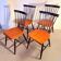 Dining chairs Sven Erik Fryklund for Hagafors, Swedish 1960s