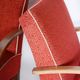 Pair of red Art Deco armchairs made in the 1930
