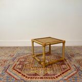 2 rattan bedside tables