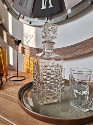 Vintage whiskey decanter
