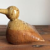 Sandstone bird flower pick