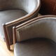 Paire de fauteuils tonneau