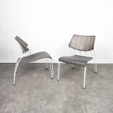 Pair of PS Hässlö outdoor lounge chairs by Monika Mulder for Ikea, 1990s