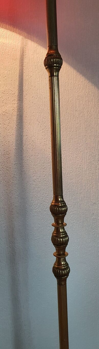 Vintage brass floor lamp