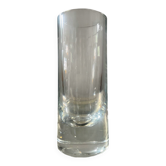 Grand vase cylindre en cristal -France