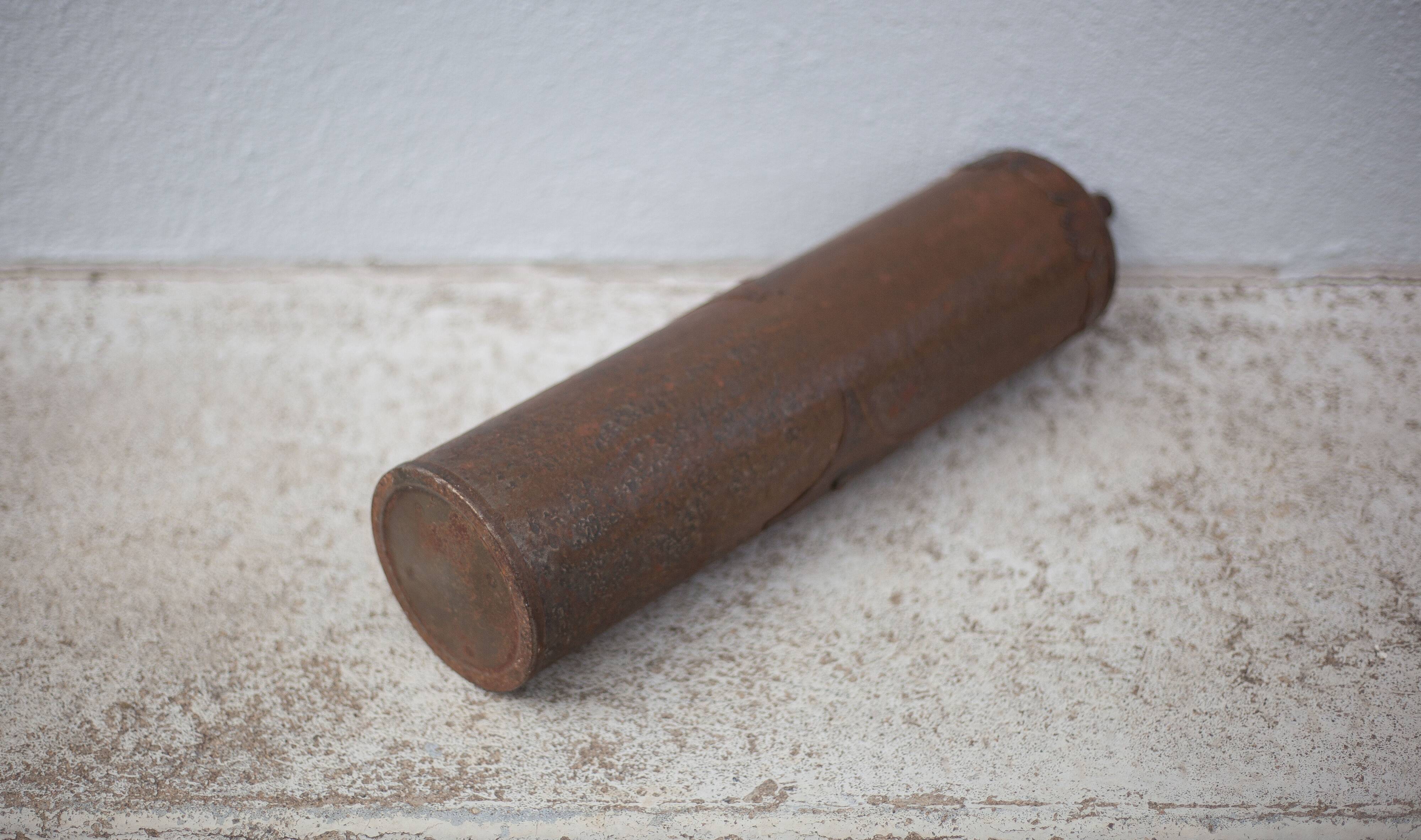 Vintage standing ashtray, push ashtray, brutalist ashtray, metal ashtray, end of sofa