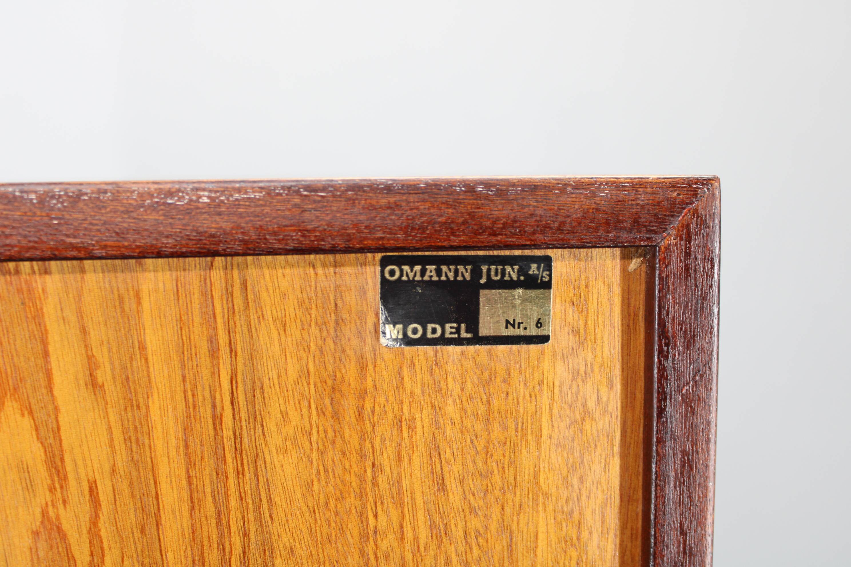 1960s Omann Jun Palisander Upcycled Cabinet, Denmark