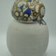 Vase coloquinte motif art déco