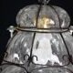 Venetian transparent lantern, Murano glass, Italy, 1970s
