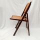 Chaise pliante cannée