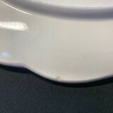 Superbe ancien plat à tarte en faience  MODELE Rouen,